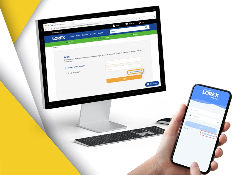Lorex camera login issue