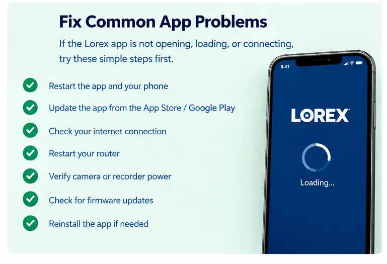 Fix the Lorex Cloud App When It Is Not Working