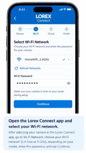 Reconnect the Camera Through the Lorex App